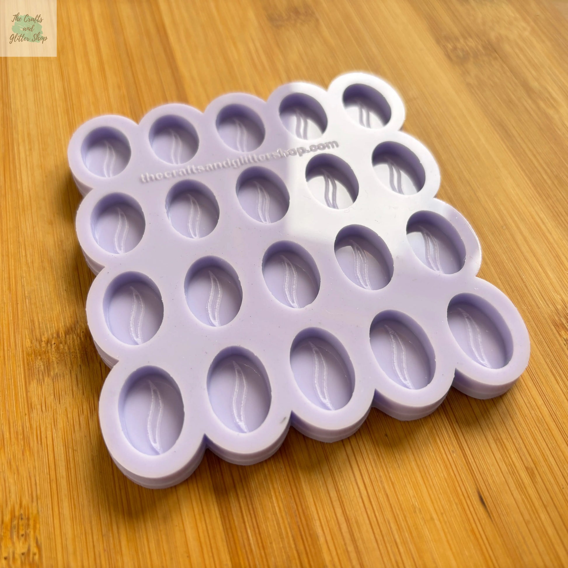20mm Coffee Bean Silicone Mold - The Crafts and Glitter Shop