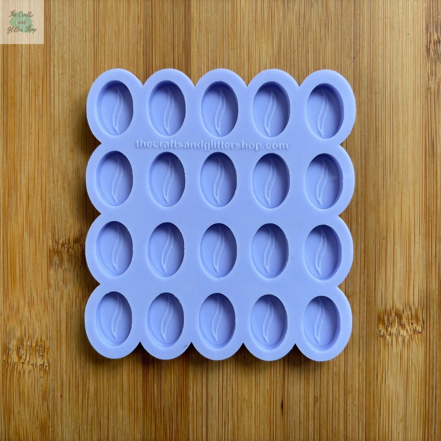 20mm Coffee Bean Silicone Mold - The Crafts and Glitter Shop