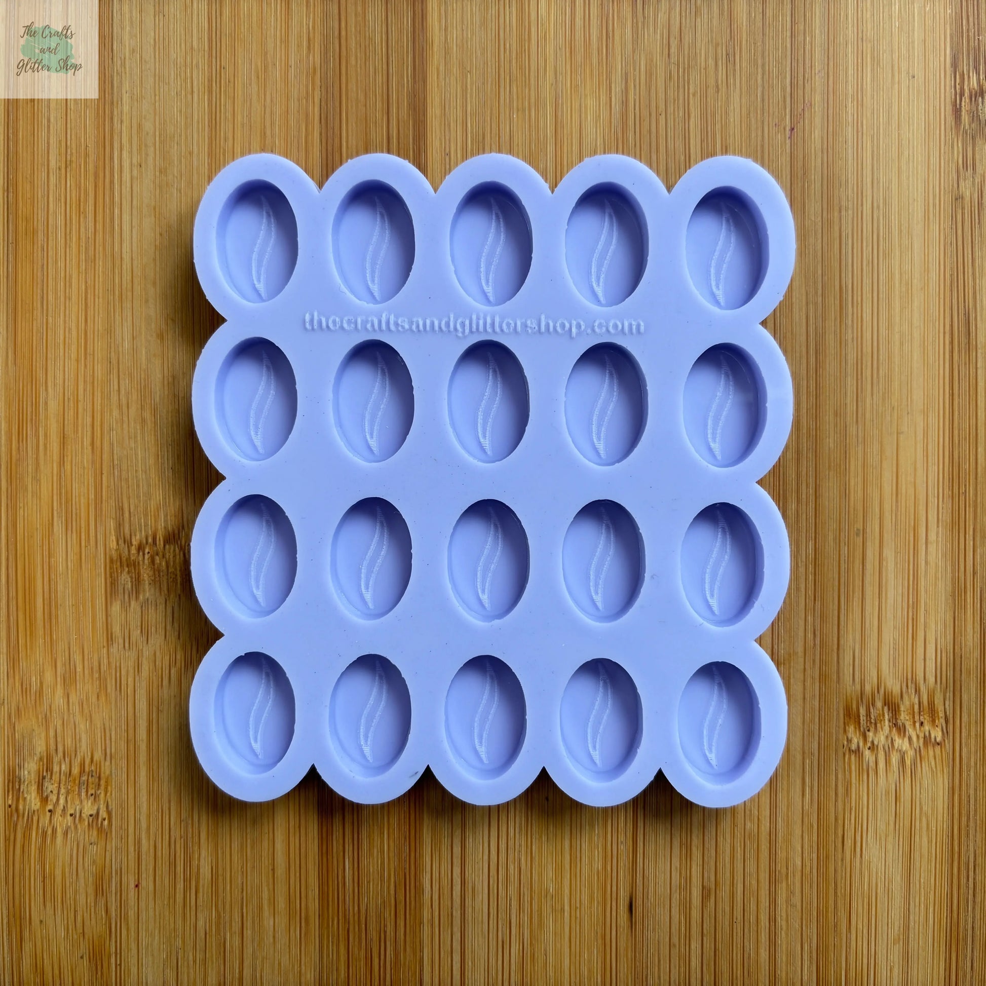20mm Coffee Bean Silicone Mold - The Crafts and Glitter Shop