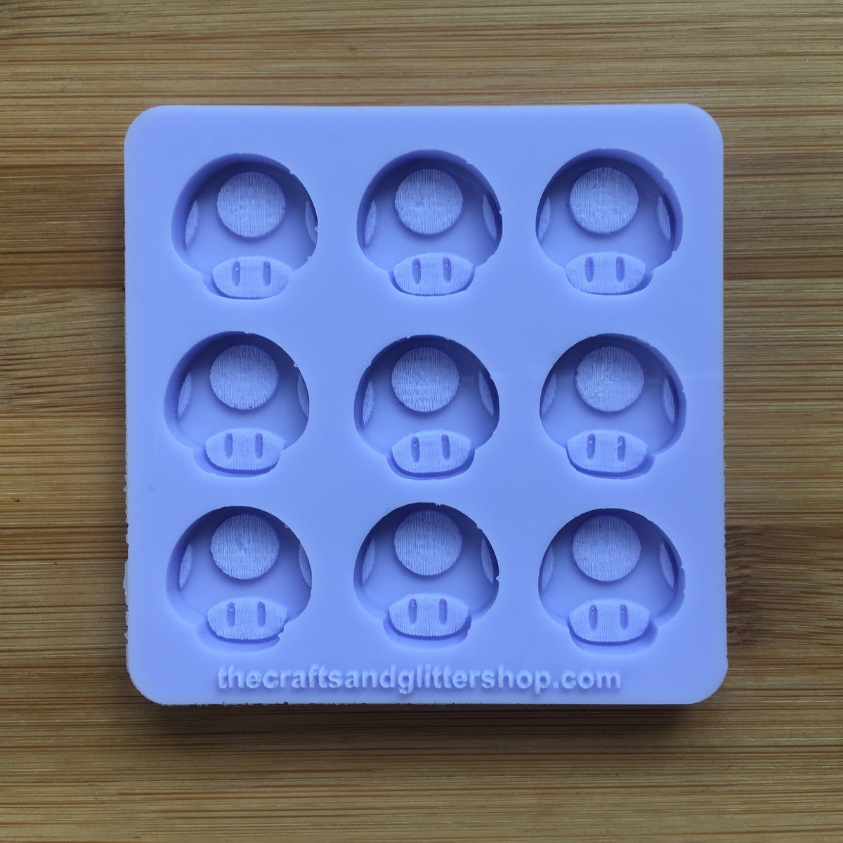 Mushroom Silicone Mold with 9 cavities of 20mm each