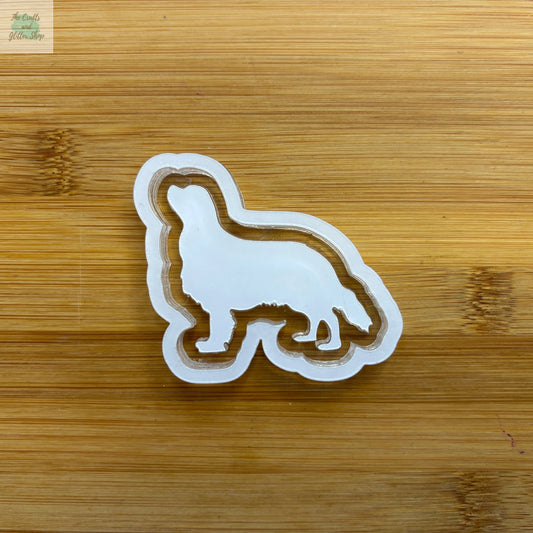 2" Cavalier King Charles Spaniel Acrylic Mold Blank - The Crafts and Glitter Shop