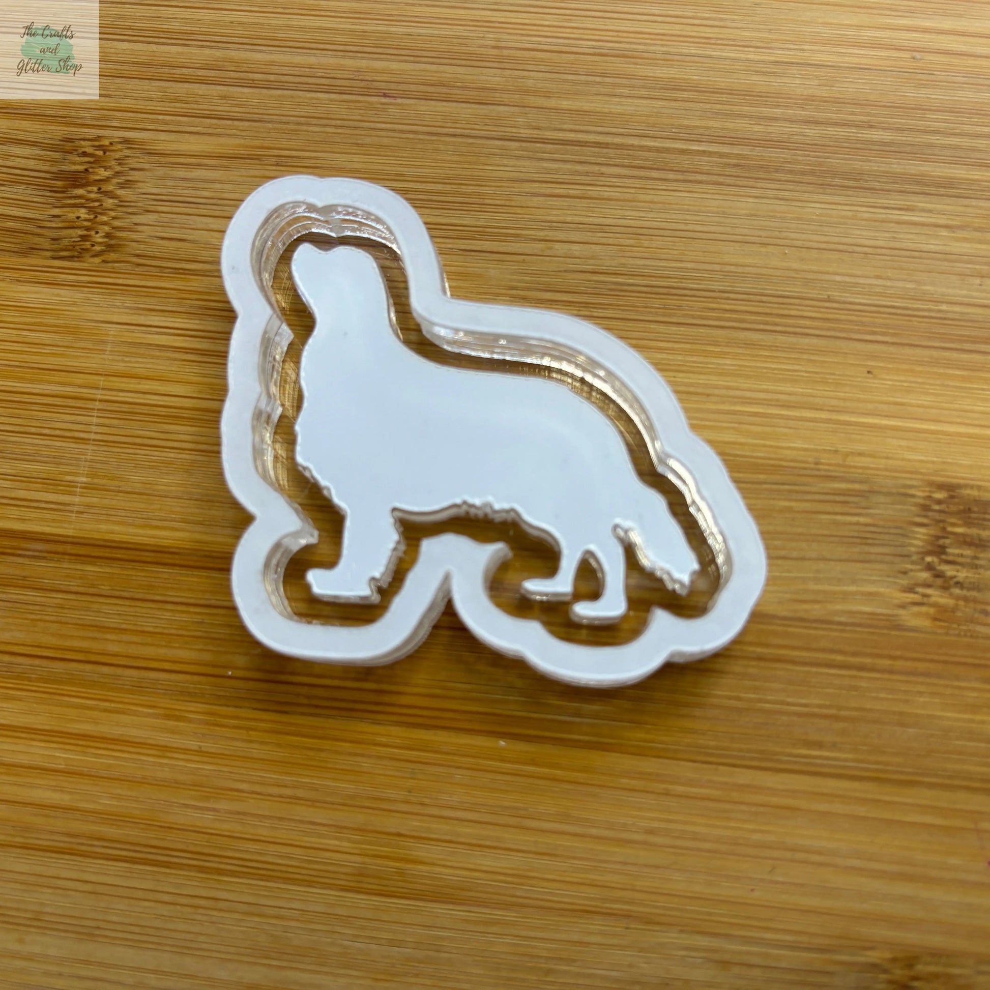 2" Cavalier King Charles Spaniel Acrylic Mold Blank - The Crafts and Glitter Shop