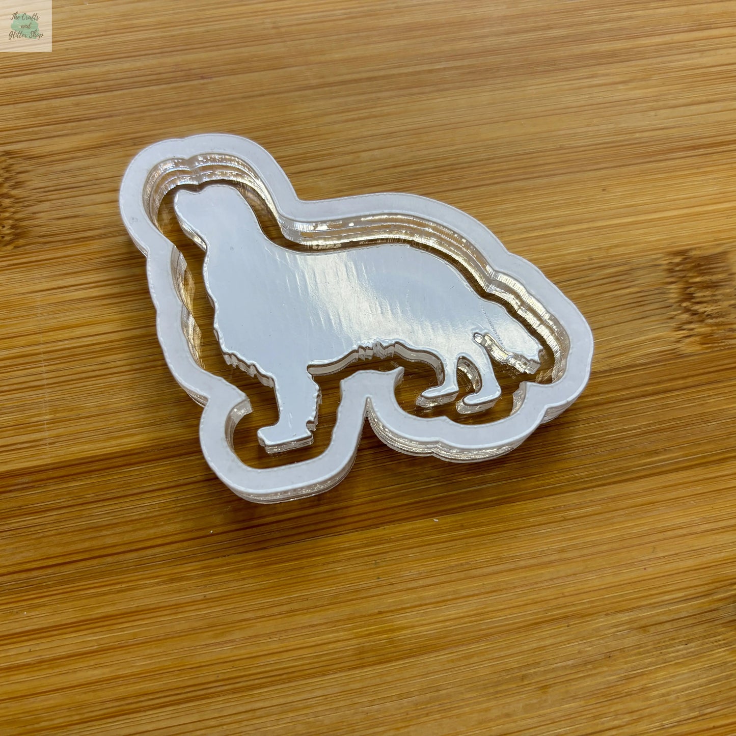 2" Cavalier King Charles Spaniel Acrylic Mold Blank - The Crafts and Glitter Shop