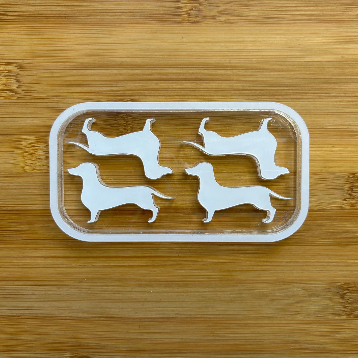 2" Dachshund Acrylic Mold Blank - The Crafts and Glitter Shop