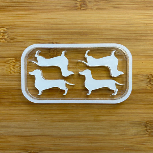 2" Dachshund Acrylic Mold Blank - The Crafts and Glitter Shop