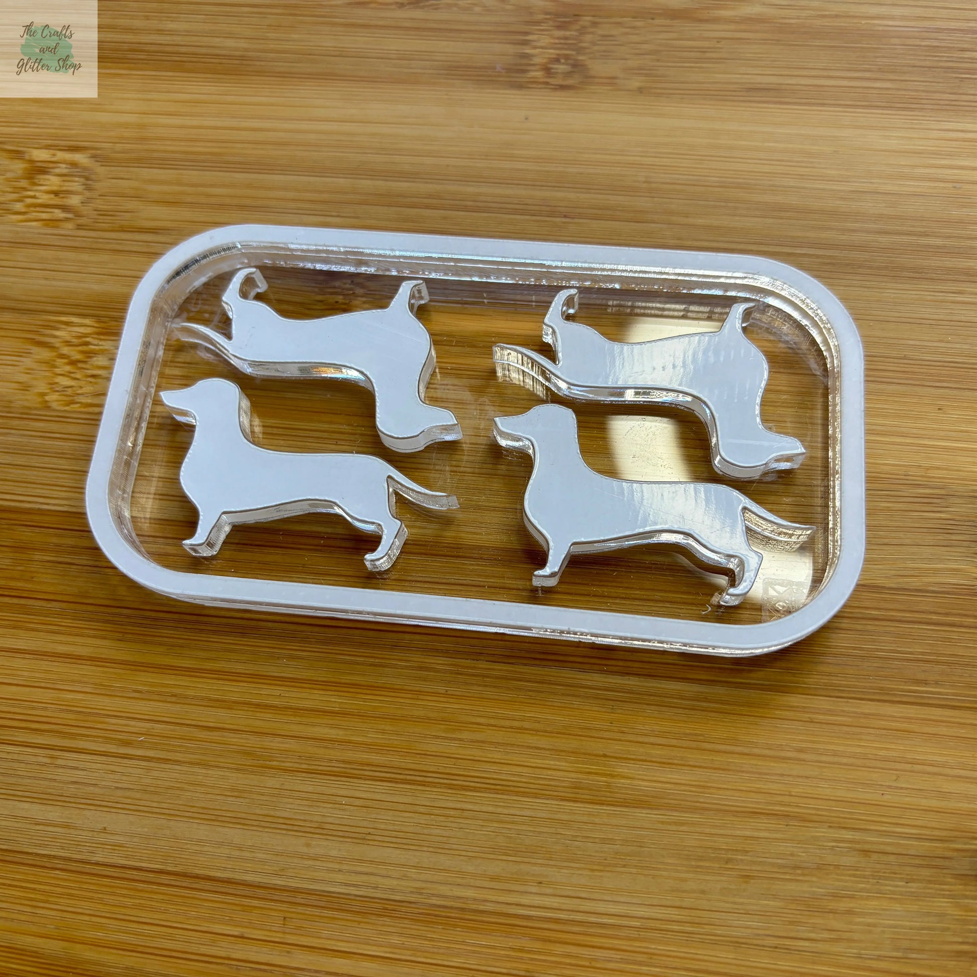 2" Dachshund Acrylic Mold Blank - The Crafts and Glitter Shop