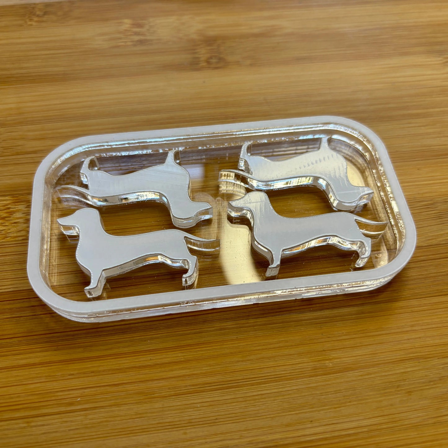 2" Dachshund Acrylic Mold Blank - The Crafts and Glitter Shop