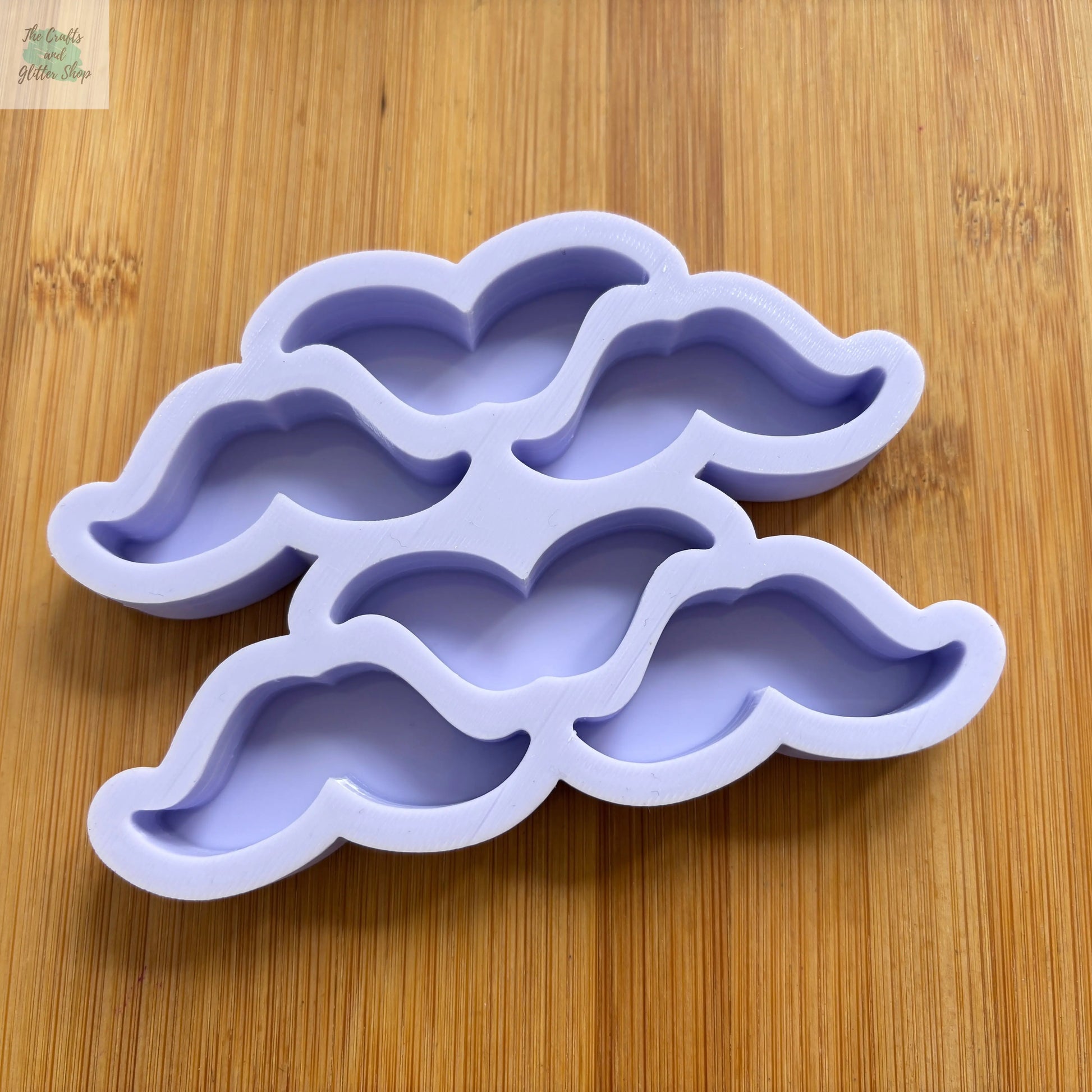 2" Mustache Silicone Mold - The Crafts and Glitter Shop