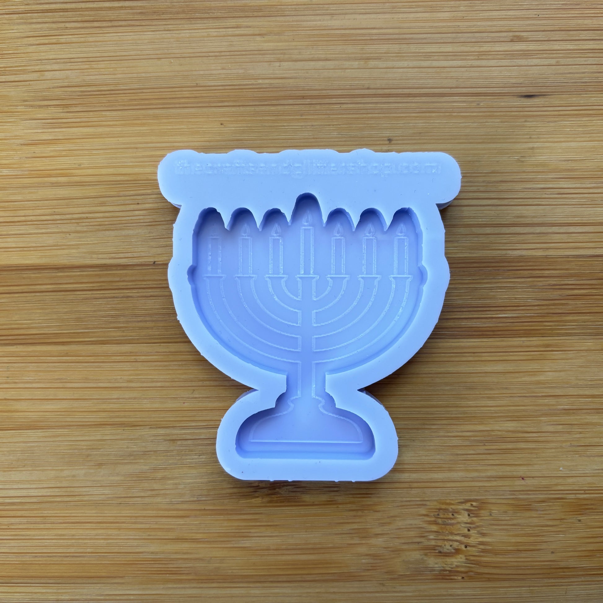 2.1" Menorah Silicone Mold