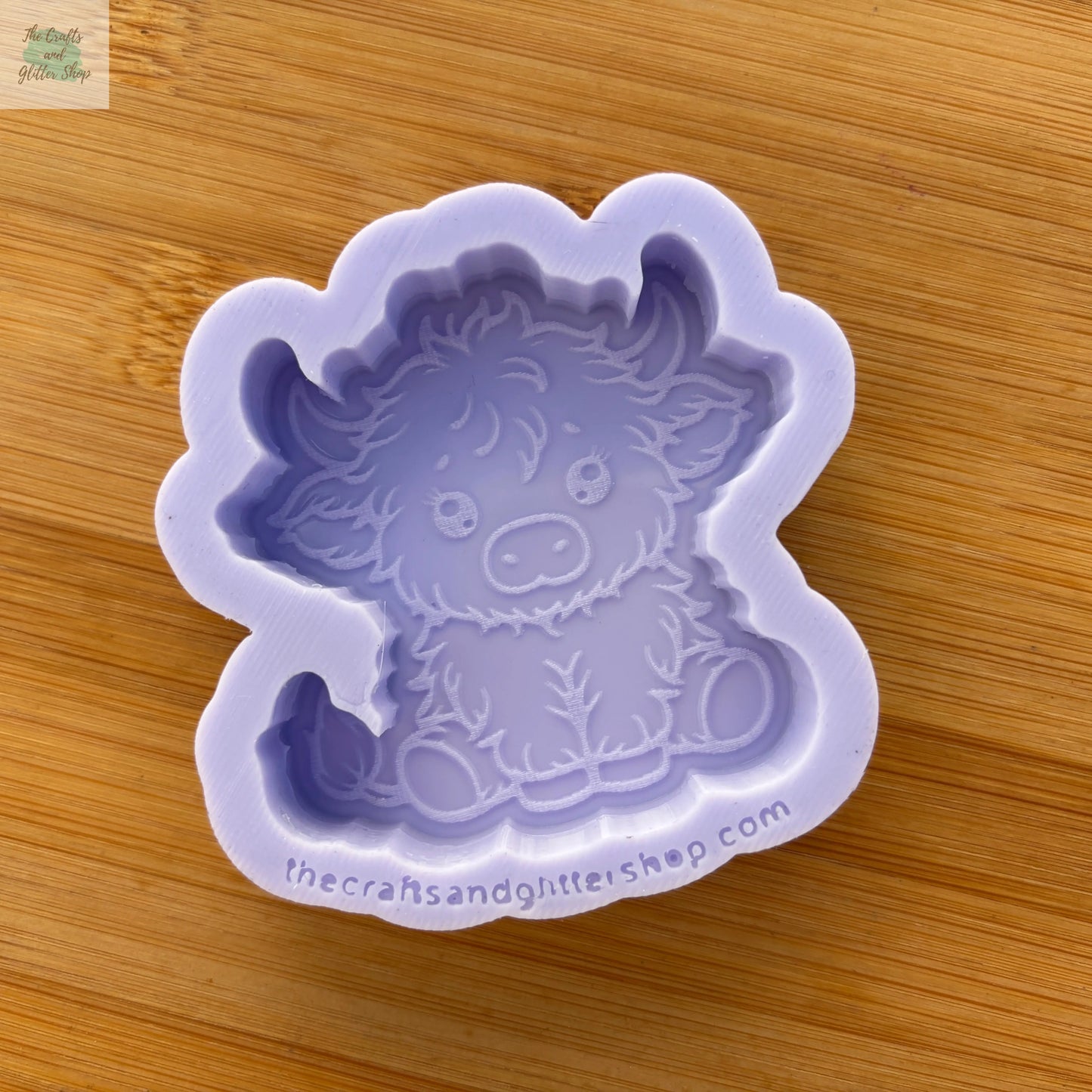 2.5" Highland Cow Silicone Mold