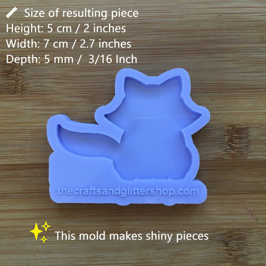 2.7" Raccoon Silicone Mold