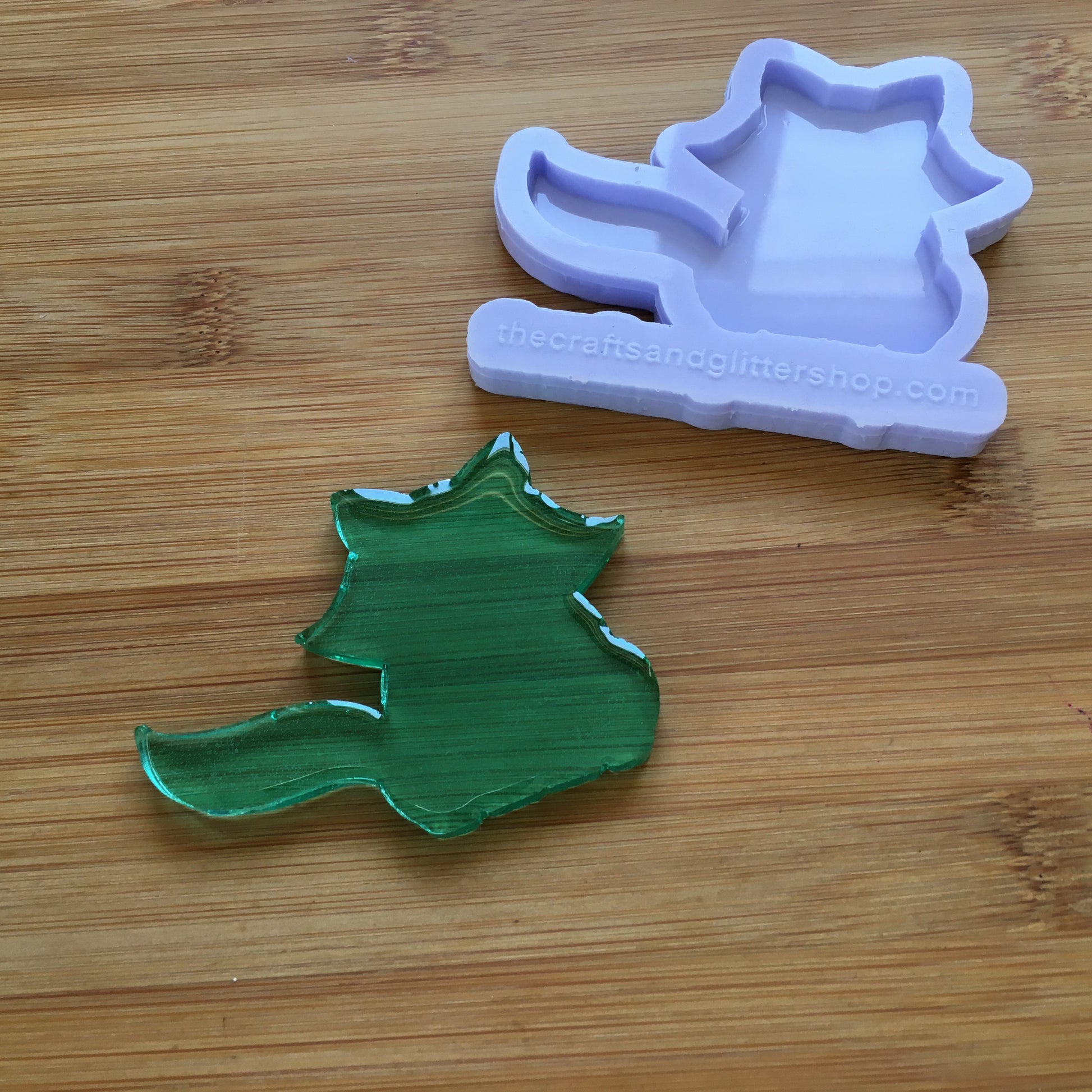 2.7" Raccoon Silicone Mold