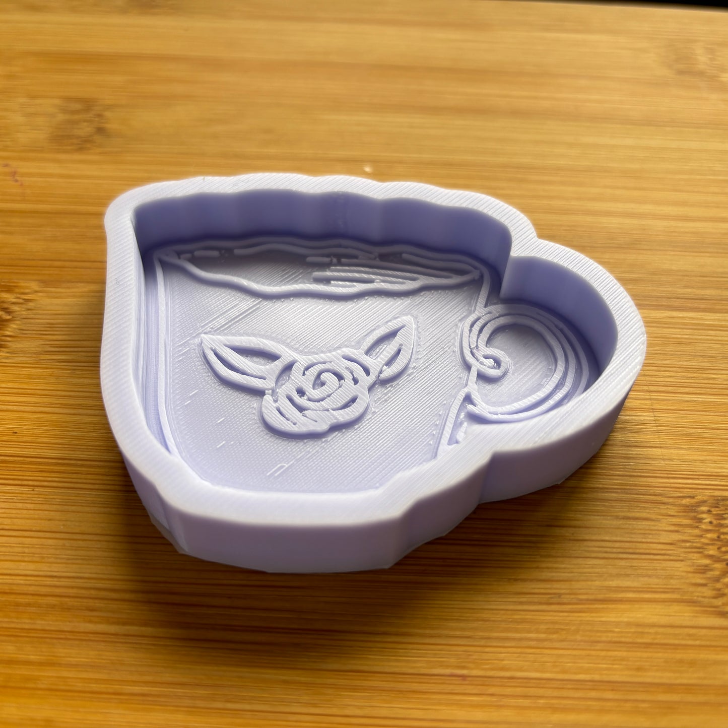 2.8" Floral Teacup Silicone Mold
