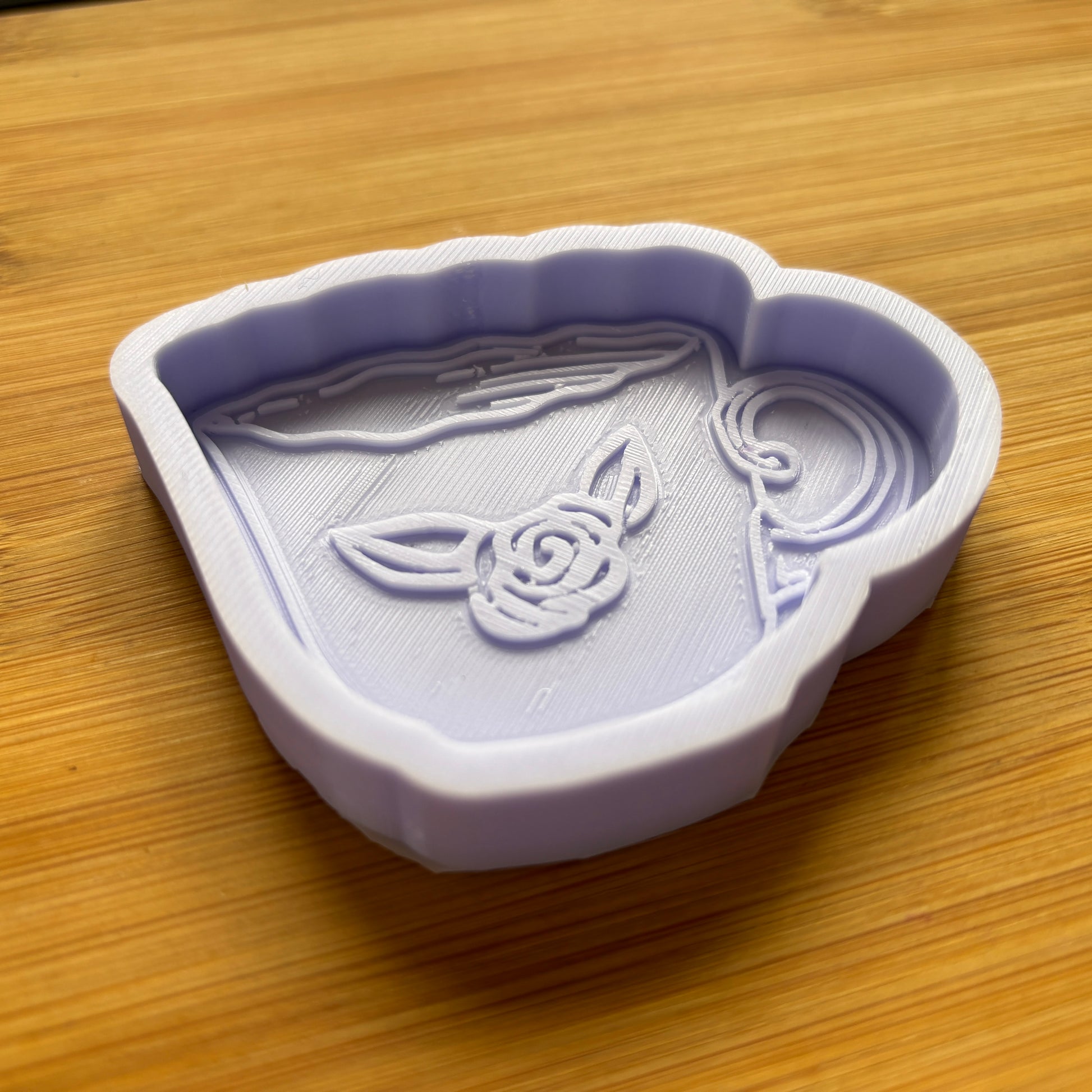2.8" Floral Teacup Silicone Mold