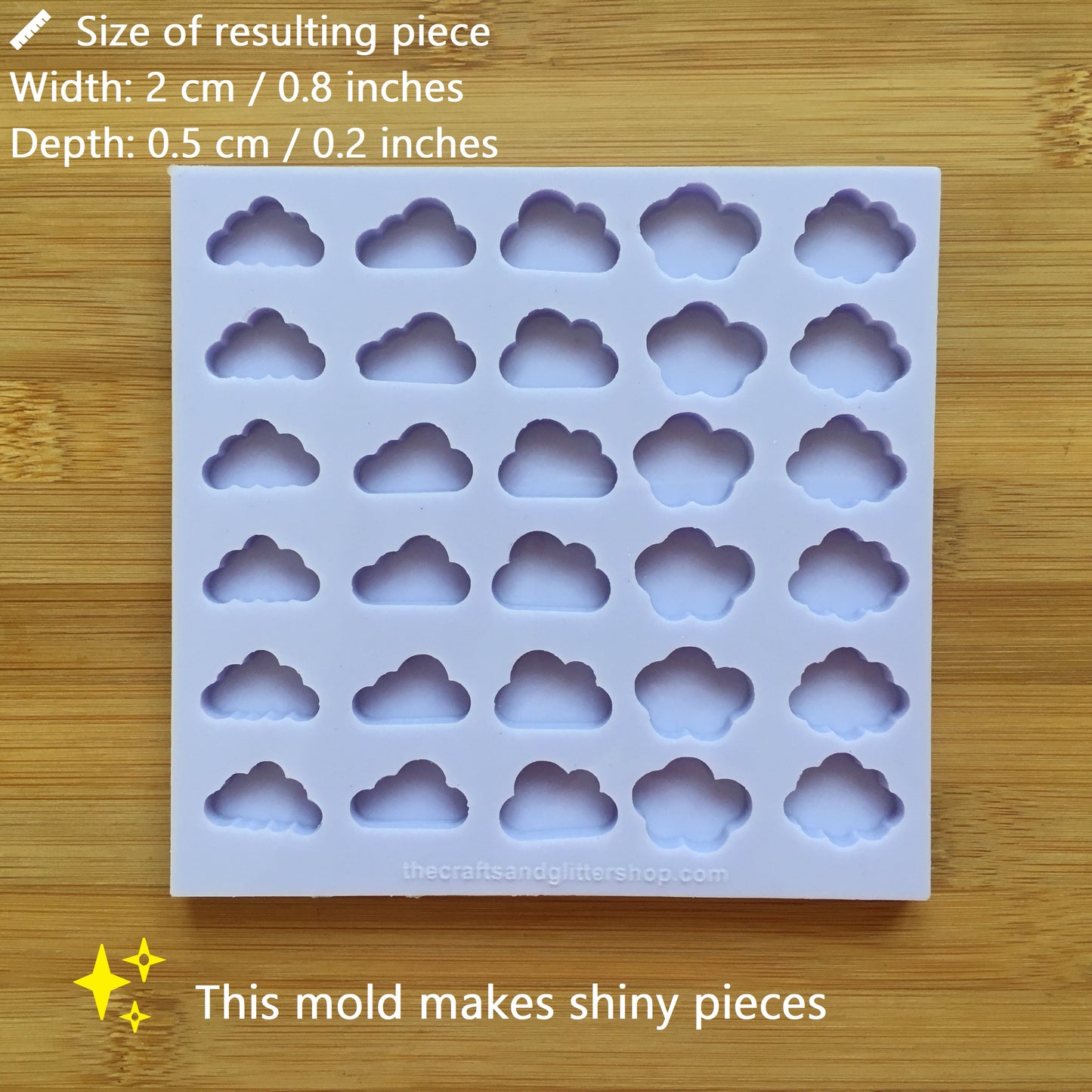 2cm Clouds Mix Silicone Mold