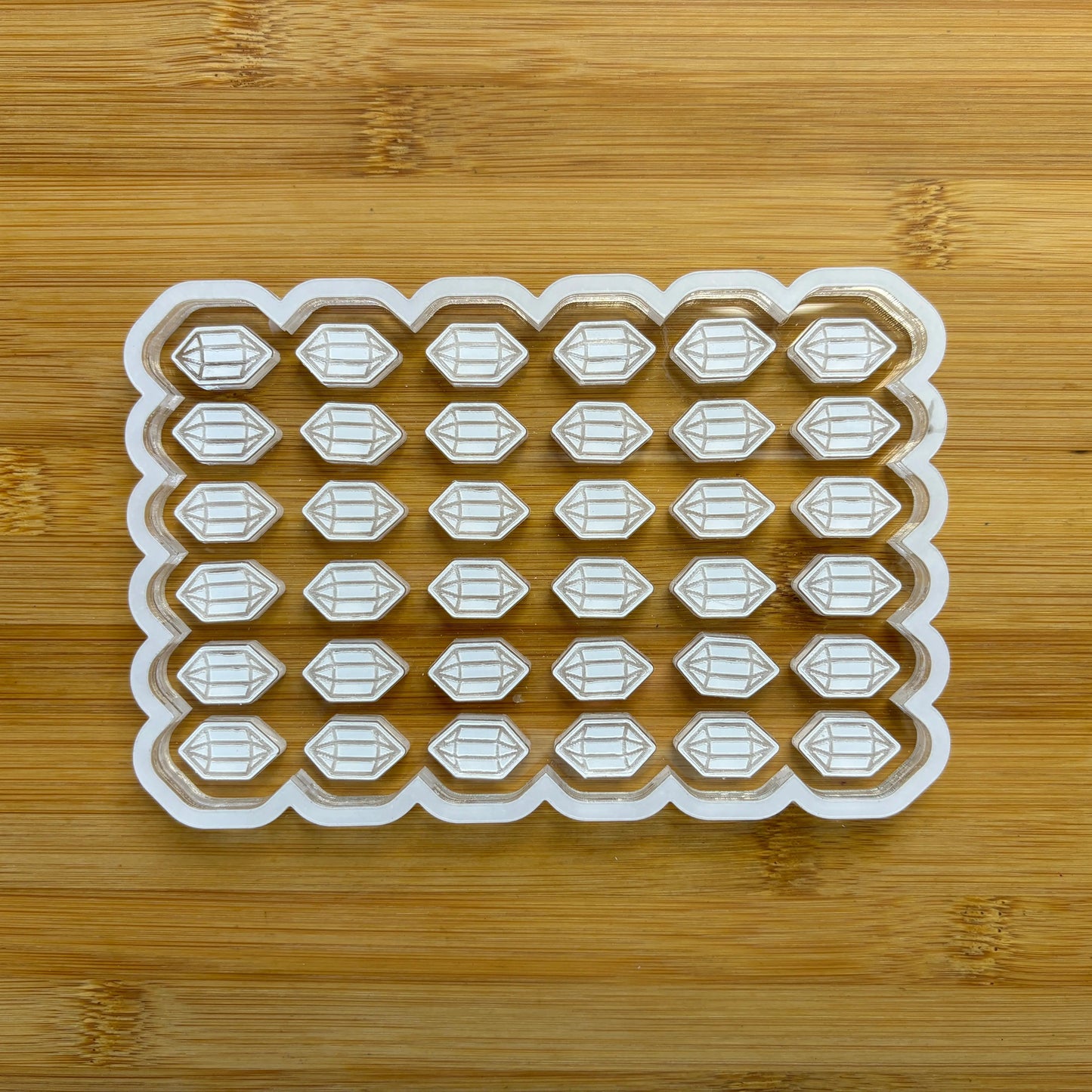2cm Crystal Acrylic Mold Blank - The Crafts and Glitter Shop