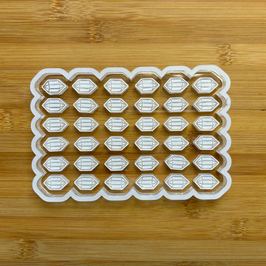 2cm Crystal Acrylic Mold Blank - The Crafts and Glitter Shop