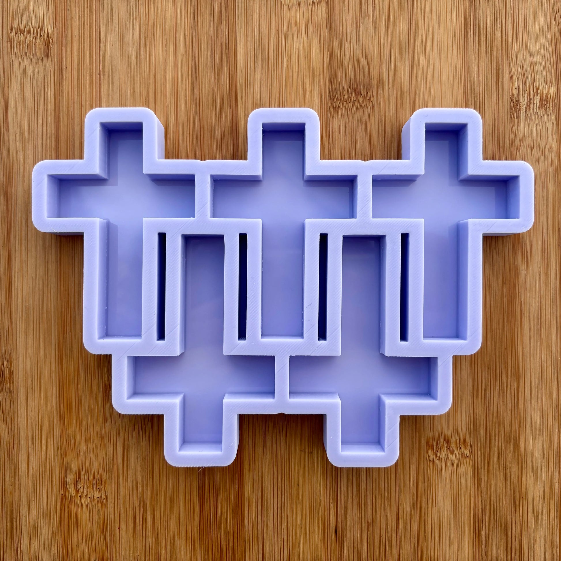 3" Cross Silicone Mold