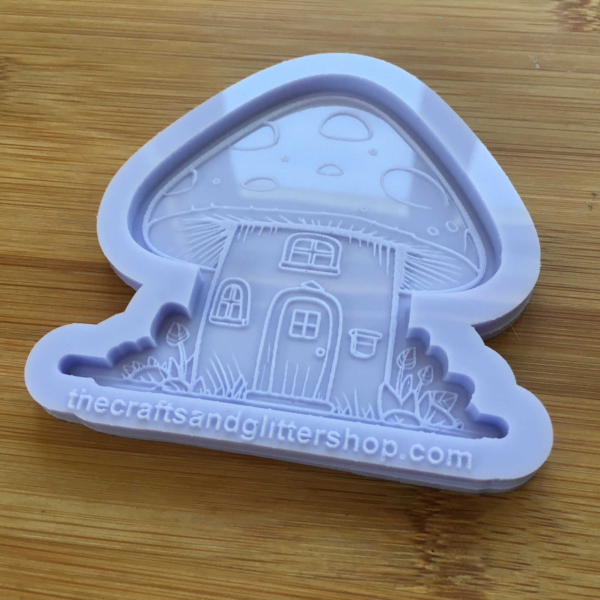 3" Mushroom House Silicone Mold