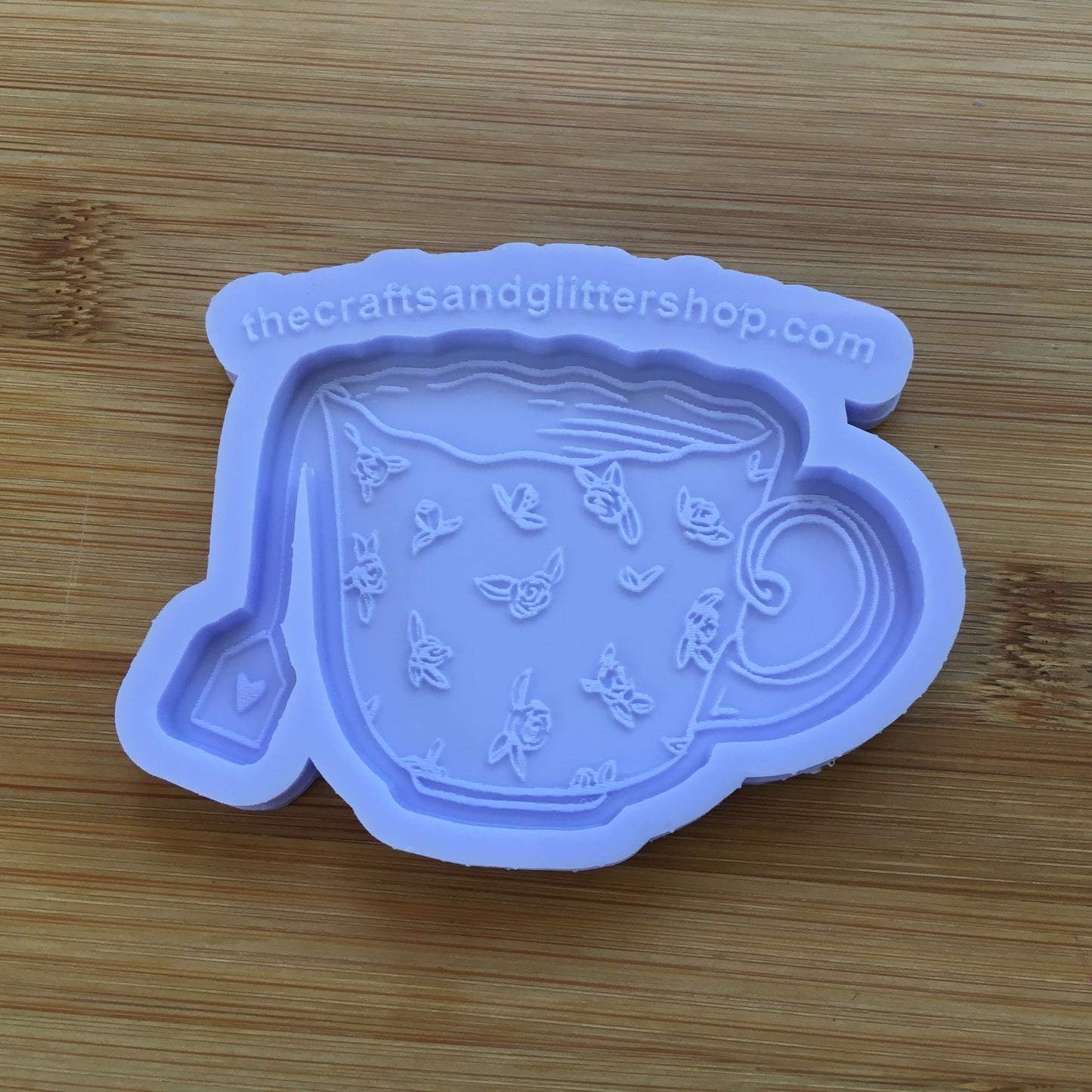 3" Vintage Floral Teacup Silicone Mold