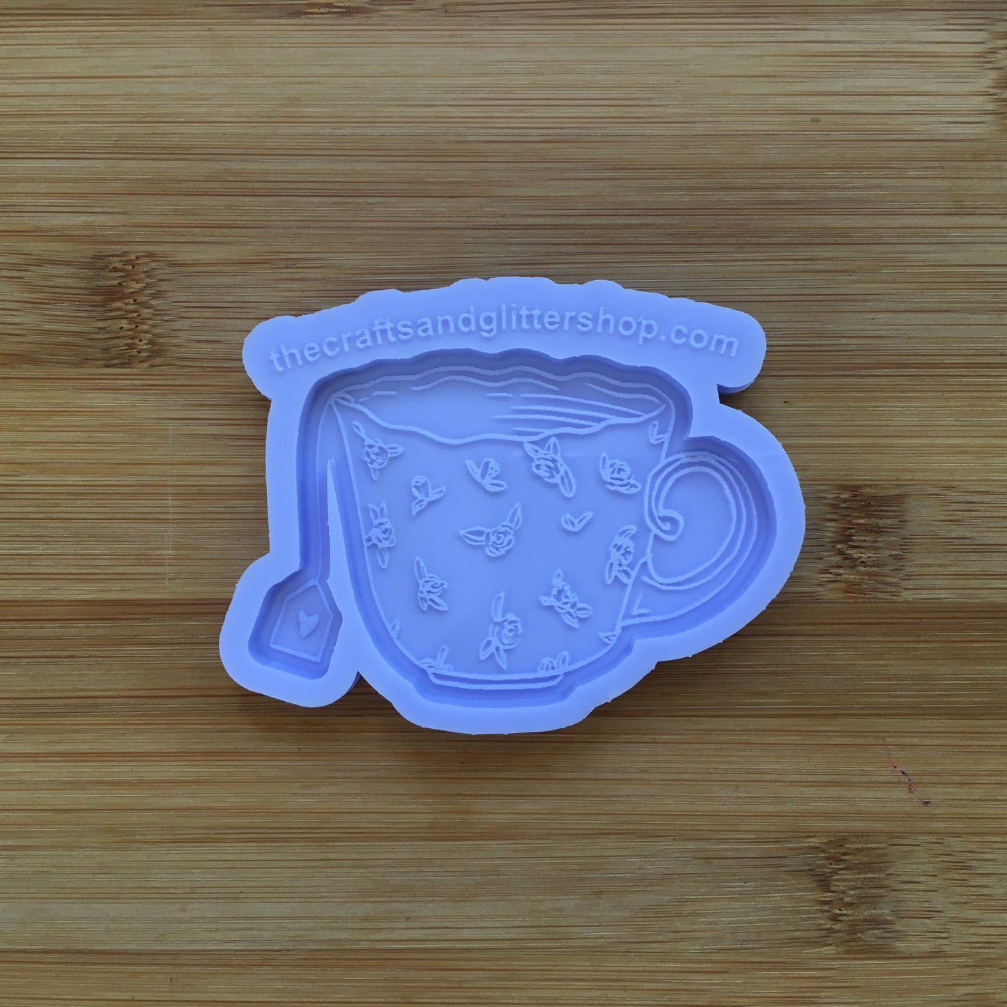 3" Vintage Floral Teacup Silicone Mold