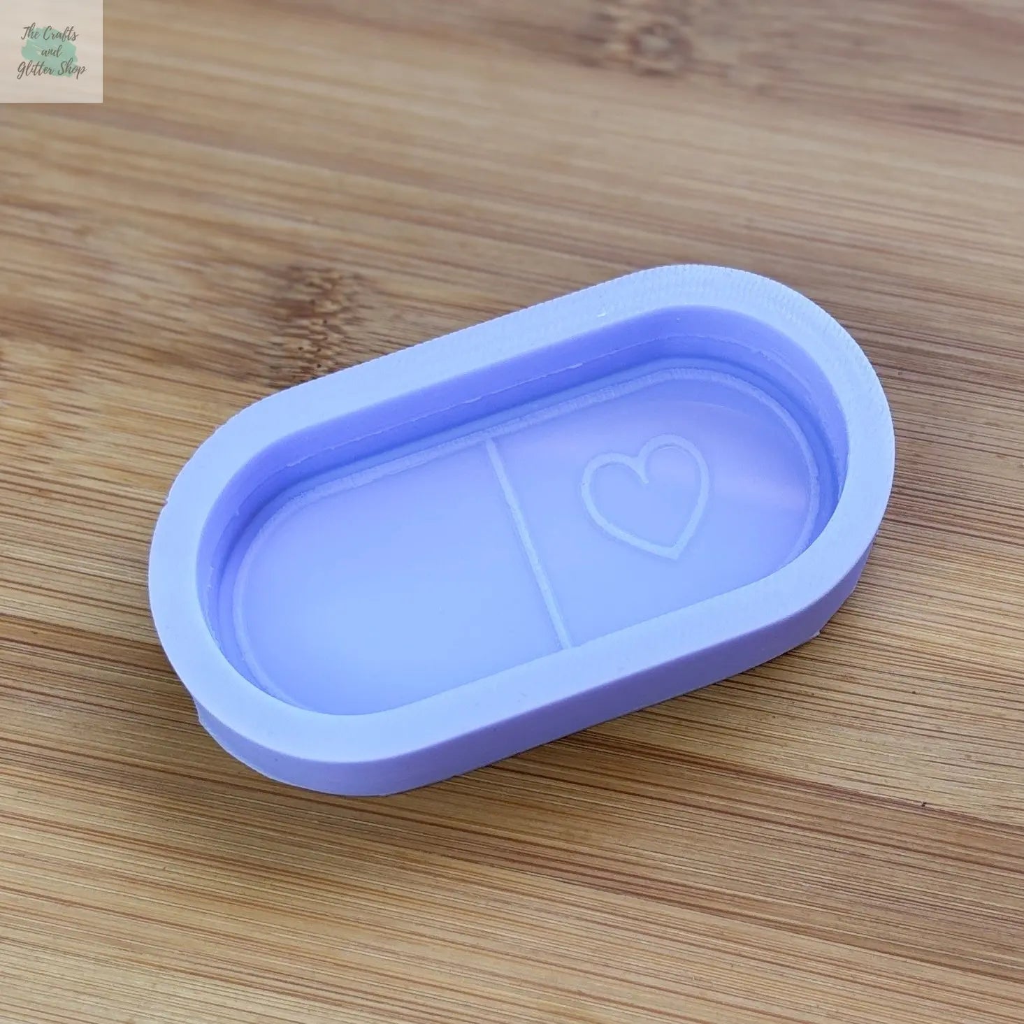 3 inch Capsule Silicone Mold - The Crafts and Glitter Shop