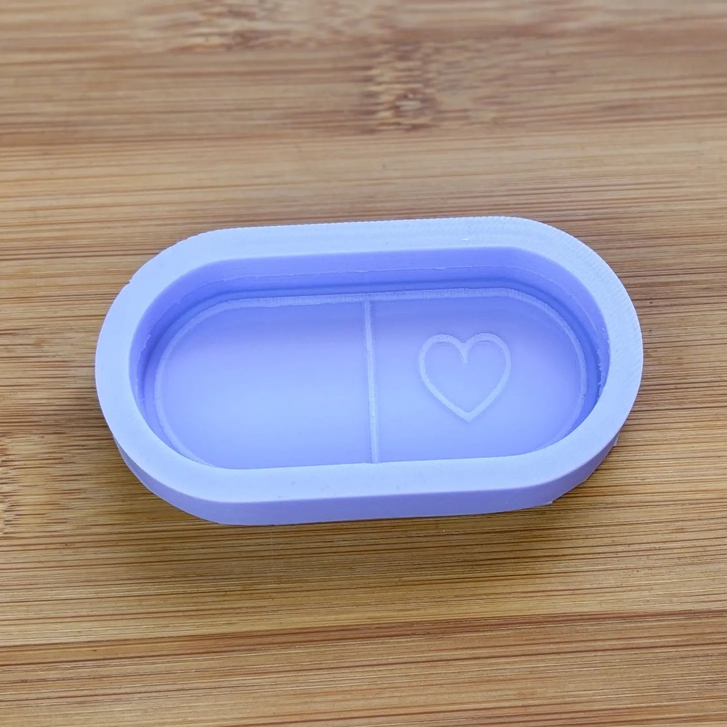 3 inch Capsule Silicone Mold - The Crafts and Glitter Shop
