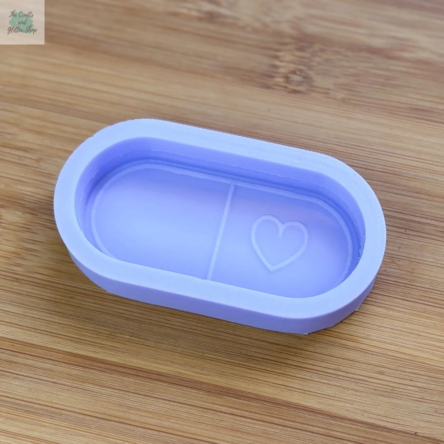 3 inch Capsule Silicone Mold - The Crafts and Glitter Shop