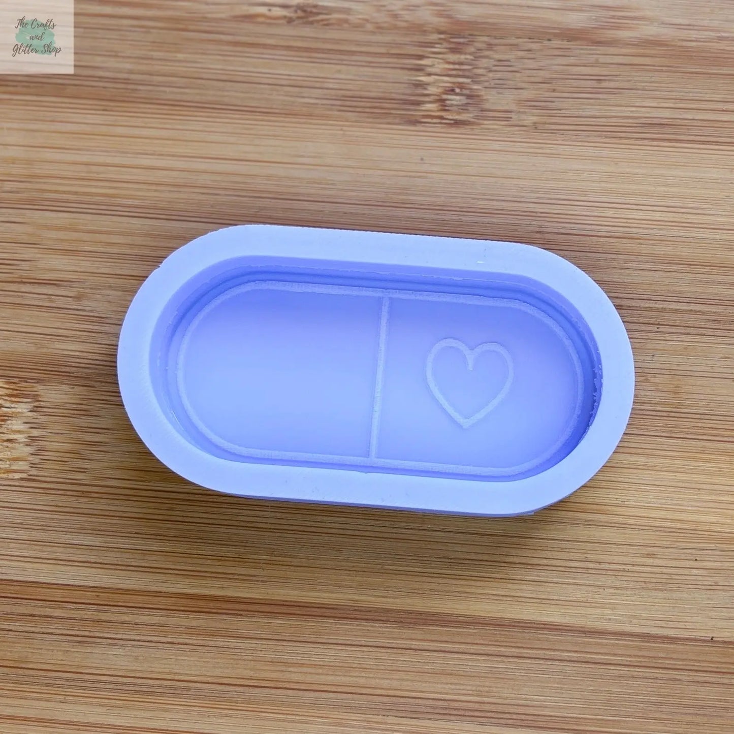 3 inch Capsule Silicone Mold - The Crafts and Glitter Shop