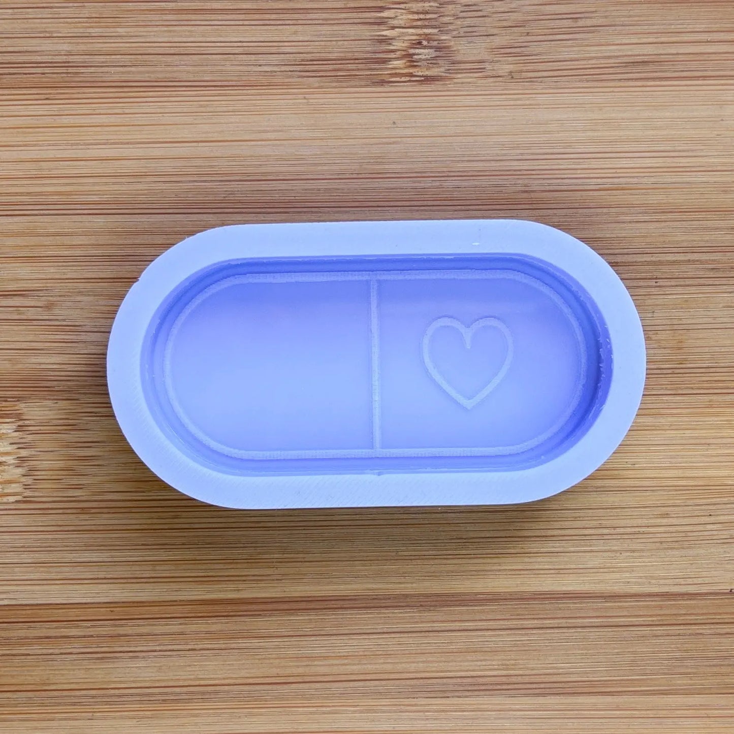 3 inch Capsule Silicone Mold - The Crafts and Glitter Shop