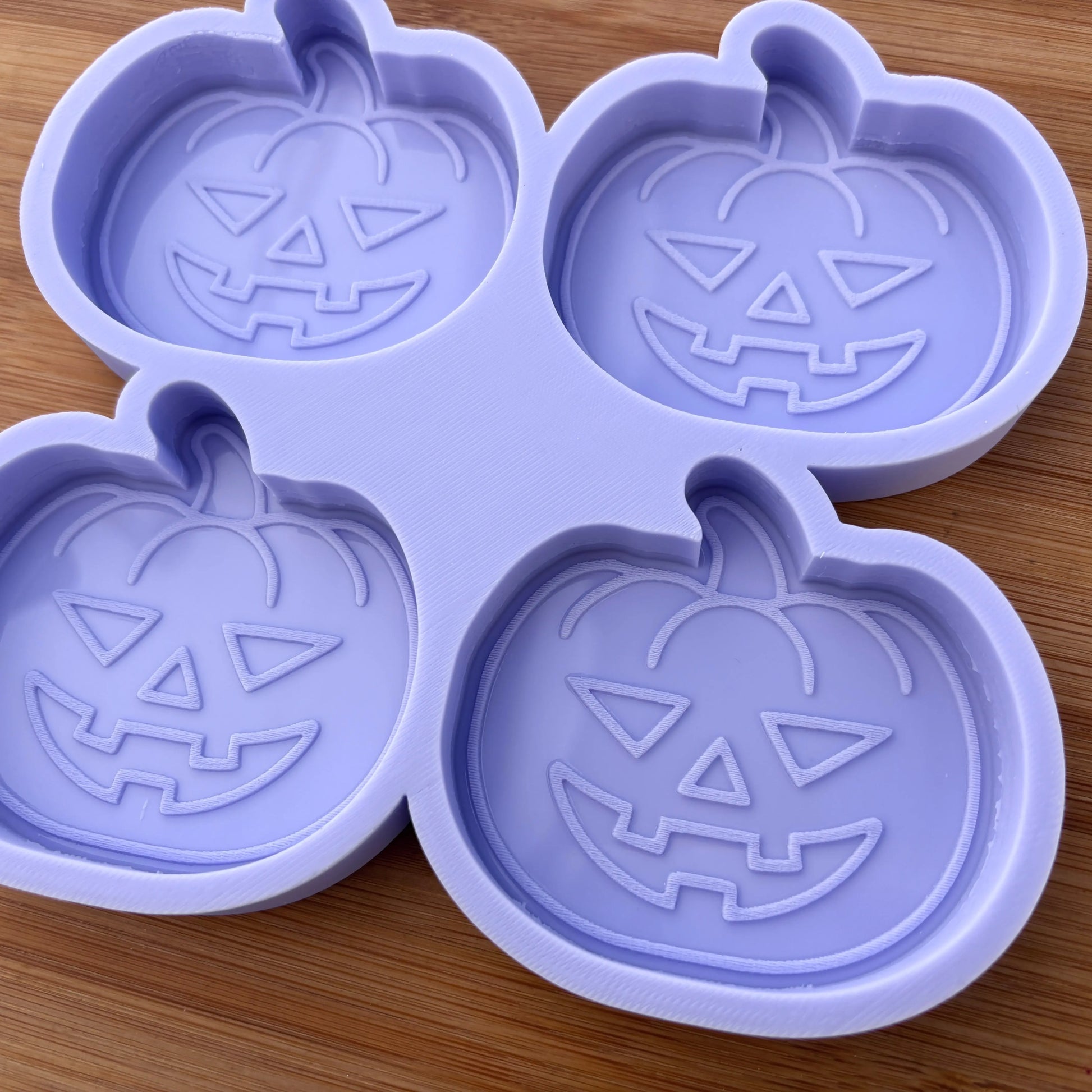3 inch Carved Pumpkin Silicone Mold