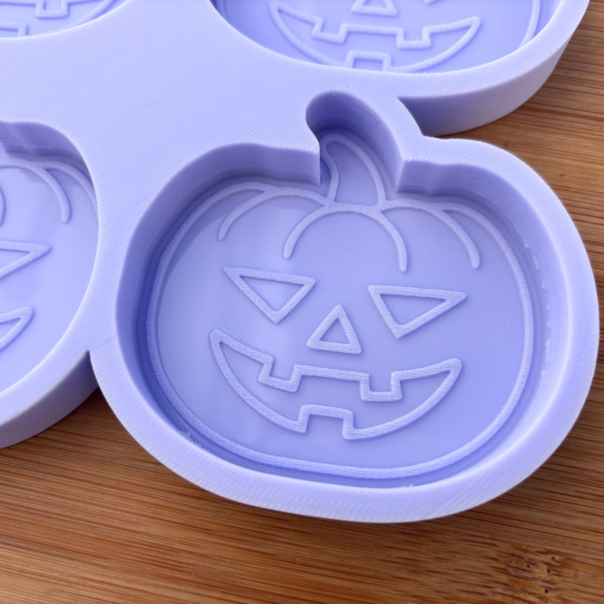 3 inch Carved Pumpkin Silicone Mold
