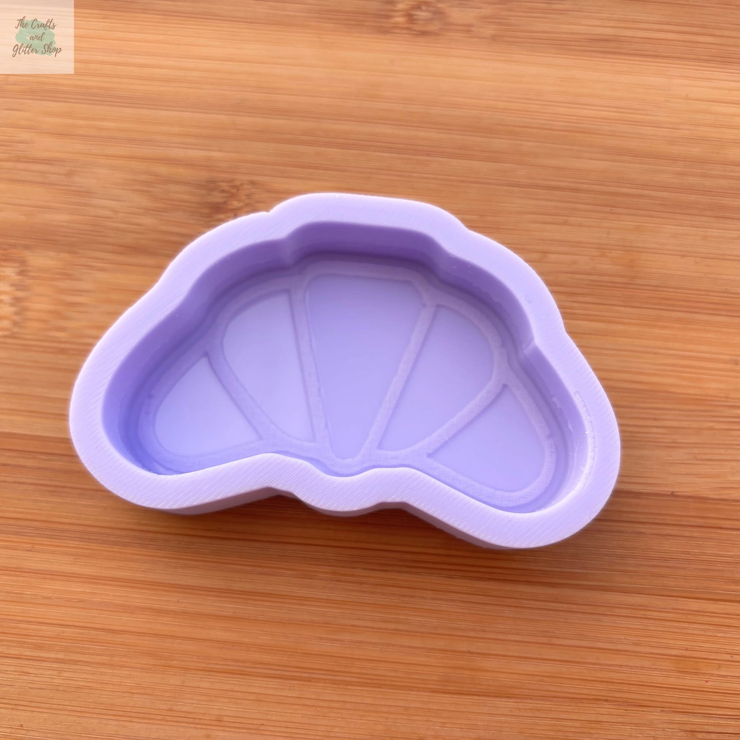3 inch Croissant Silicone Mold - The Crafts and Glitter Shop