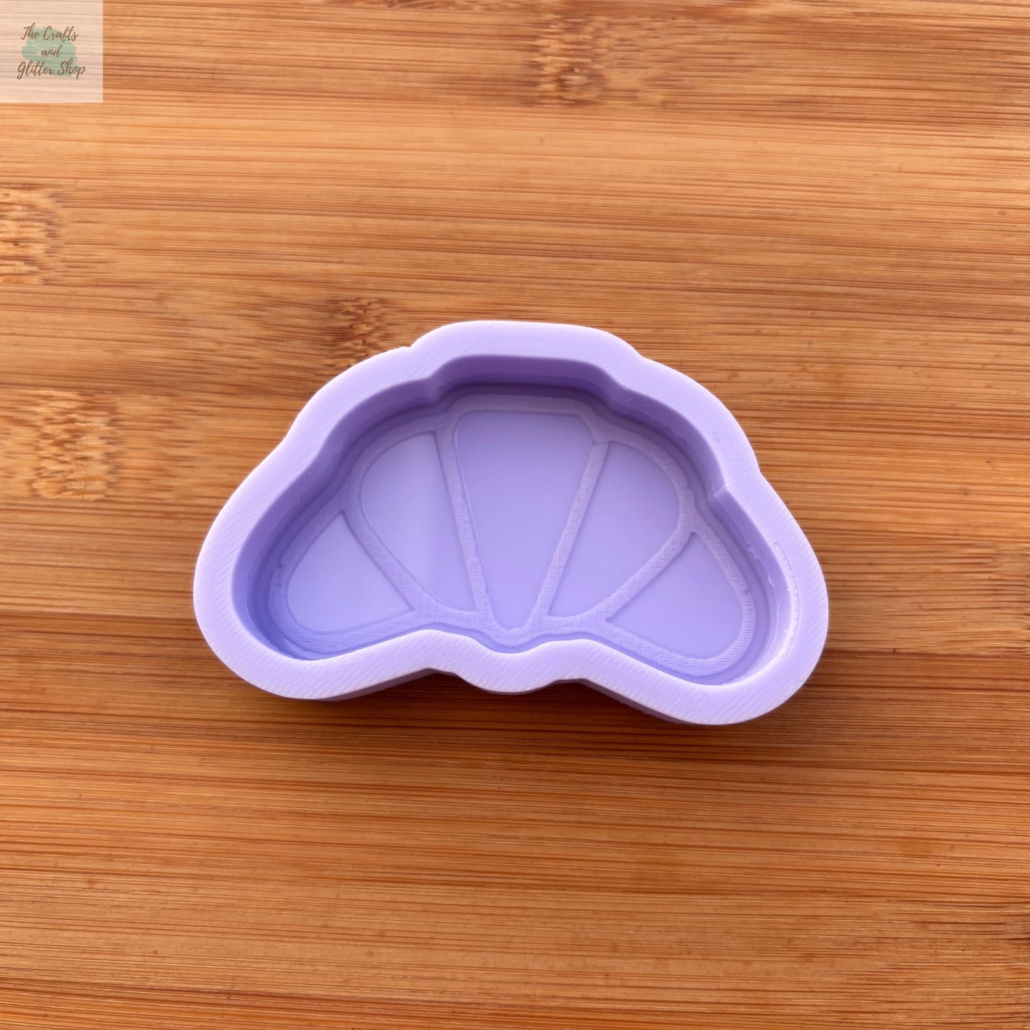 3 inch Croissant Silicone Mold - The Crafts and Glitter Shop
