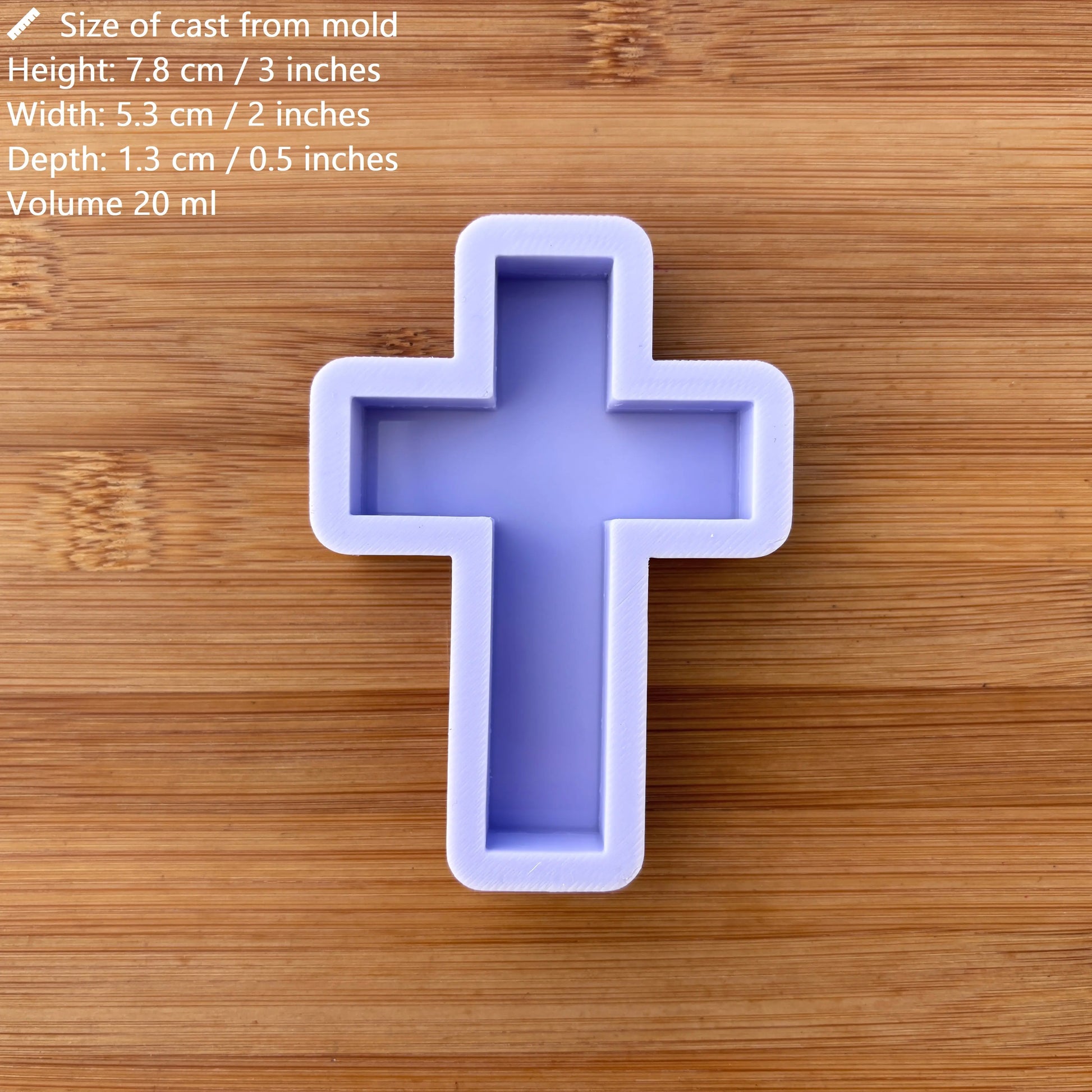 3 inch Cross Silicone Mold