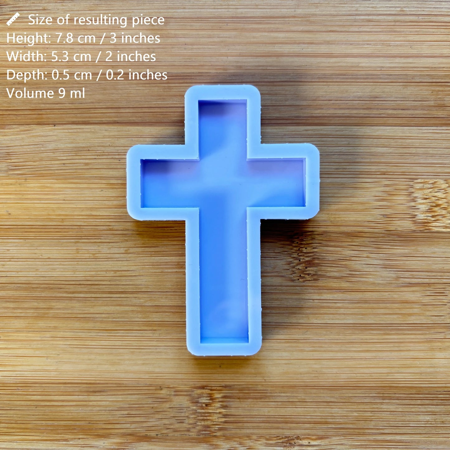 3 inch Cross Silicone Mold - The Crafts and Glitter Shop
