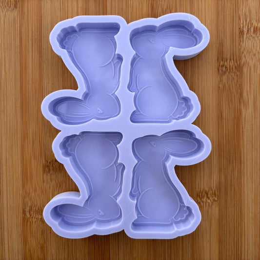 3 inch Hare Silicone Mold - The Crafts and Glitter Shop