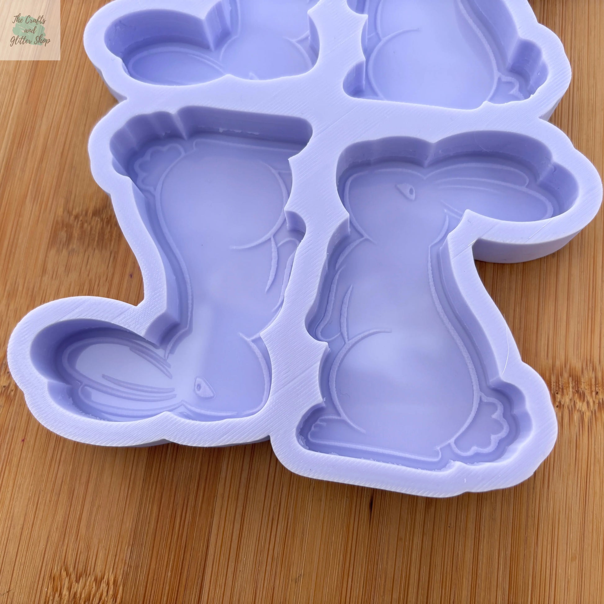 3 inch Hare Silicone Mold - The Crafts and Glitter Shop