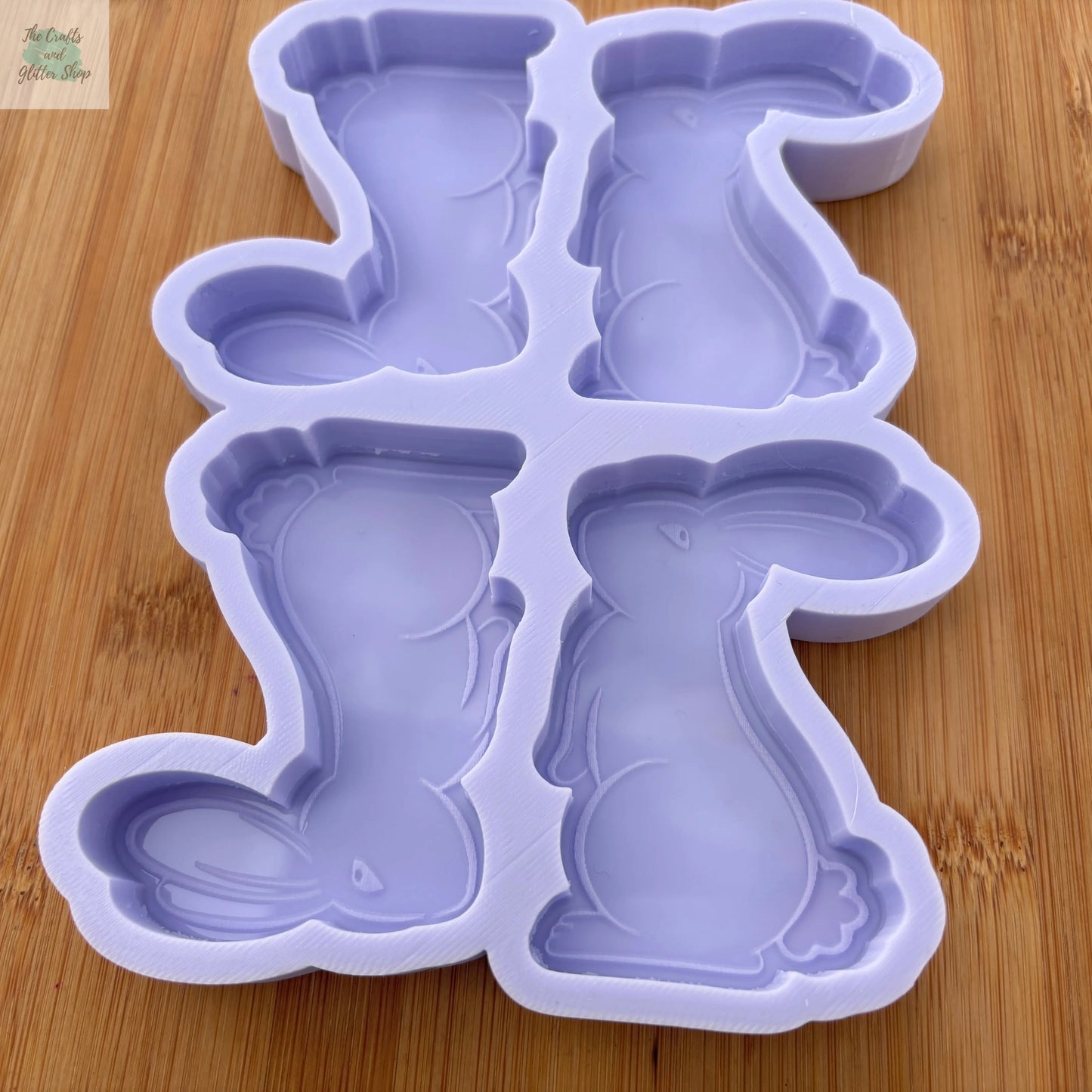 3 inch Hare Silicone Mold - The Crafts and Glitter Shop