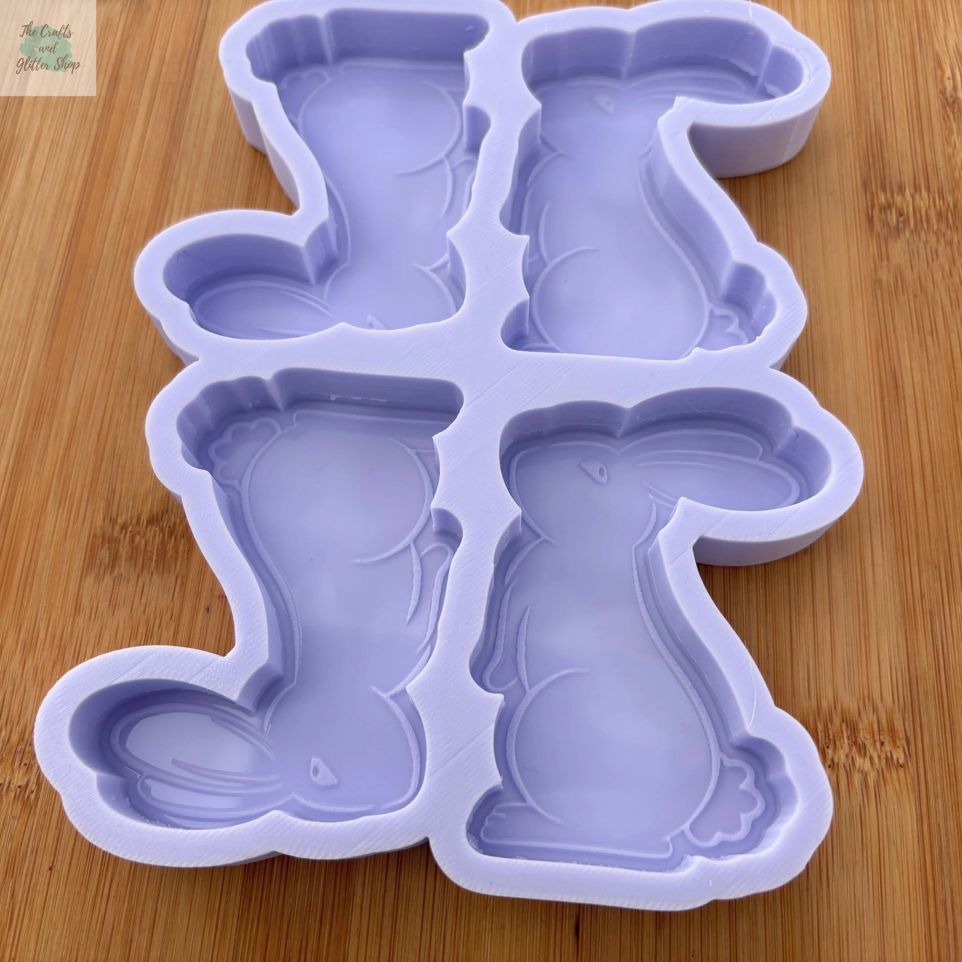 3 inch Hare Silicone Mold - The Crafts and Glitter Shop