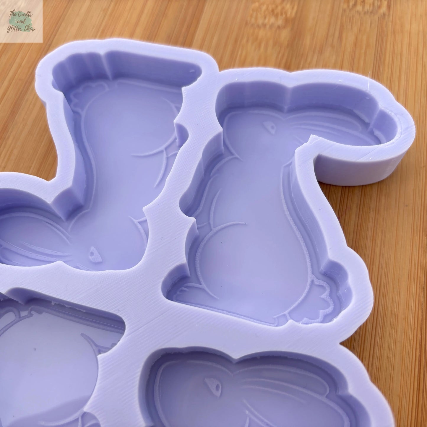 3 inch Hare Silicone Mold - The Crafts and Glitter Shop