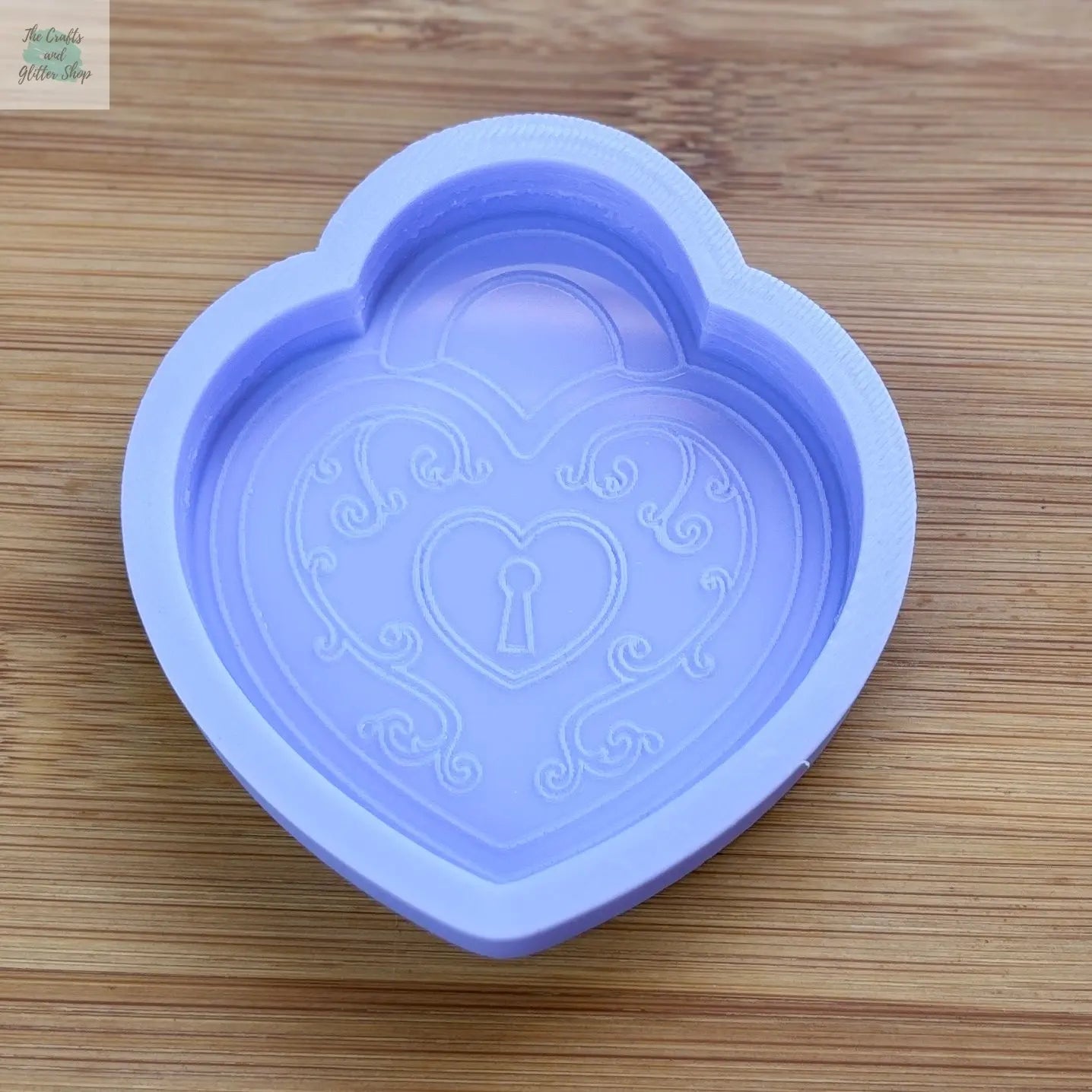 3 inch Heart Locket Silicone Mold - The Crafts and Glitter Shop