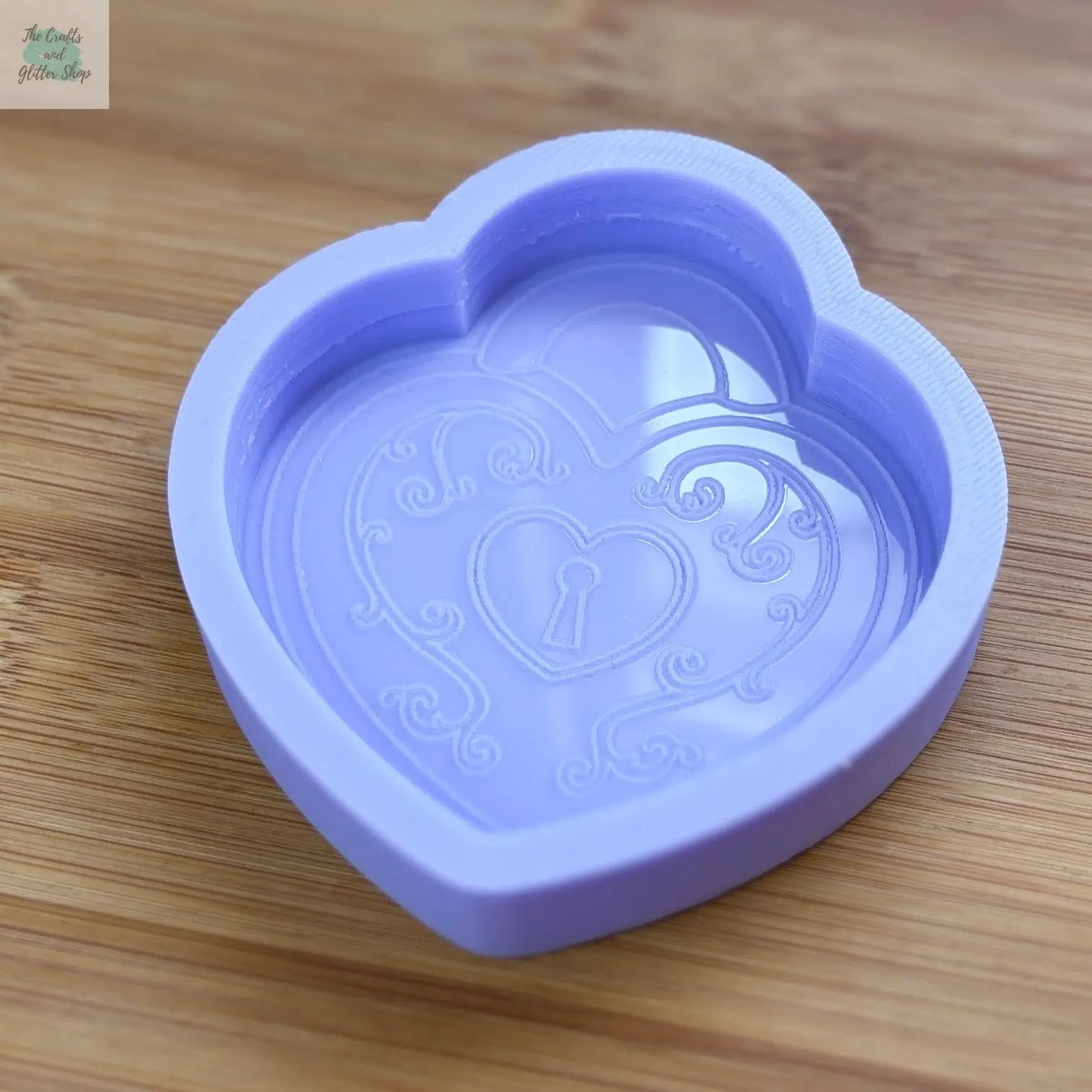 3 inch Heart Locket Silicone Mold - The Crafts and Glitter Shop