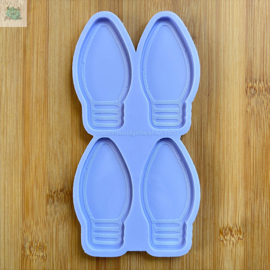 3 inch Light Bulb Silicone Mold - The Crafts and Glitter Shop