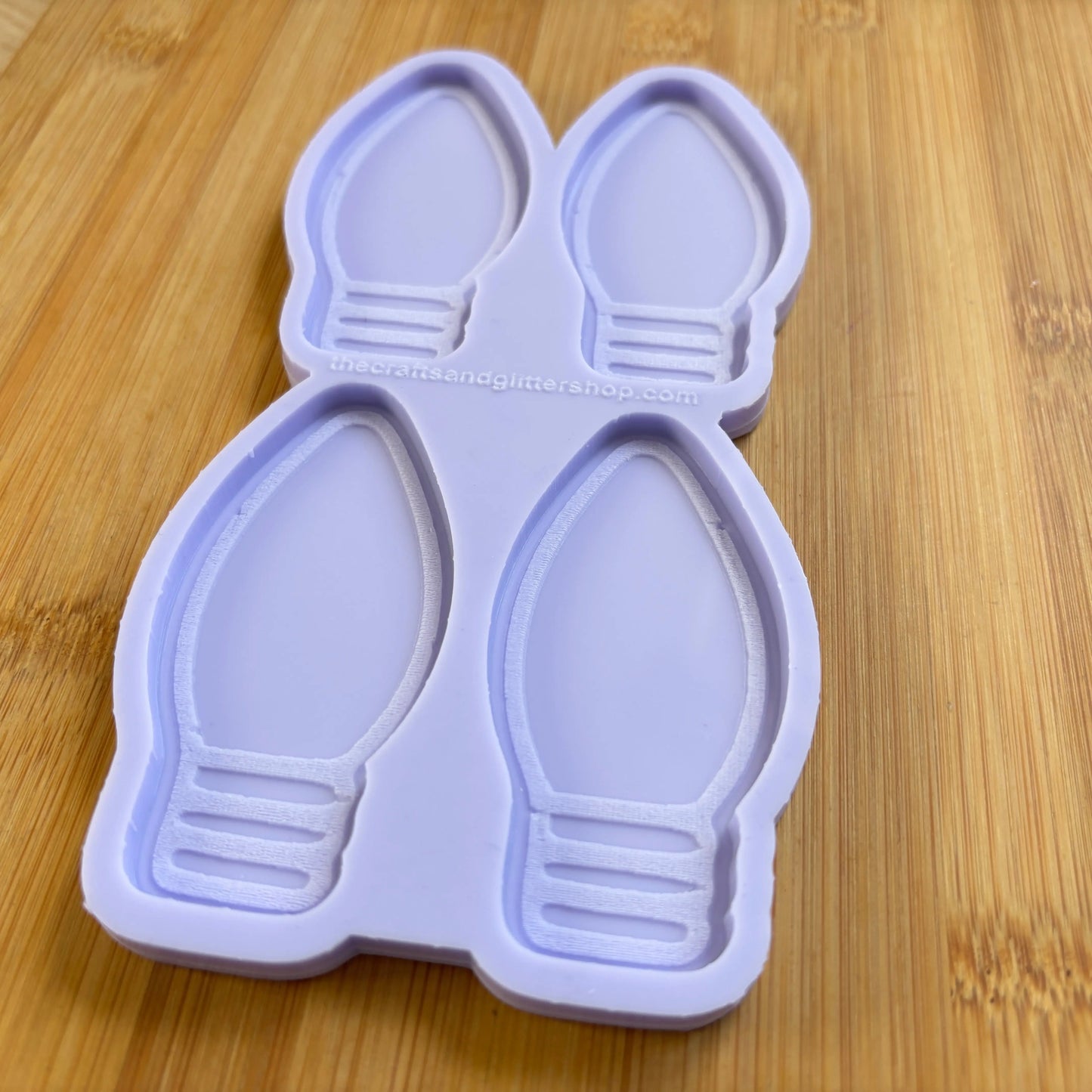 3 inch Light Bulb Silicone Mold - The Crafts and Glitter Shop