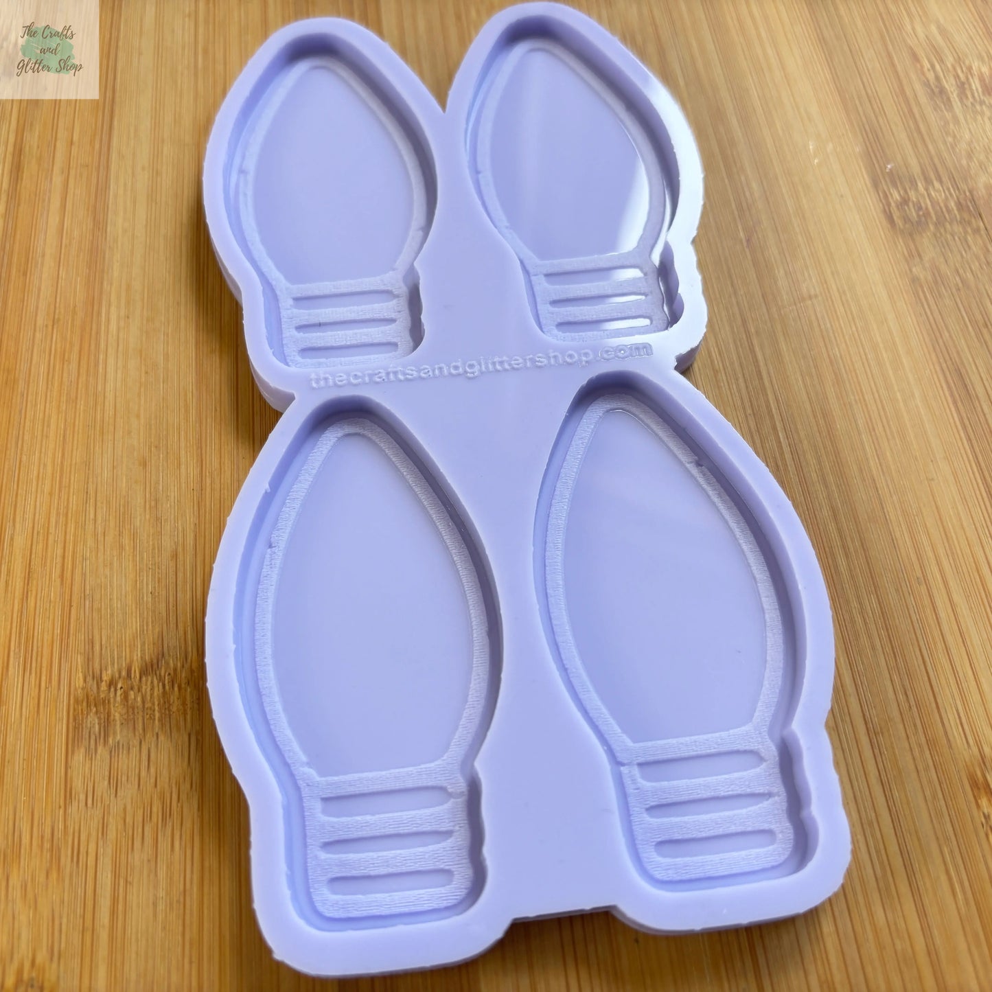 3 inch Light Bulb Silicone Mold - The Crafts and Glitter Shop