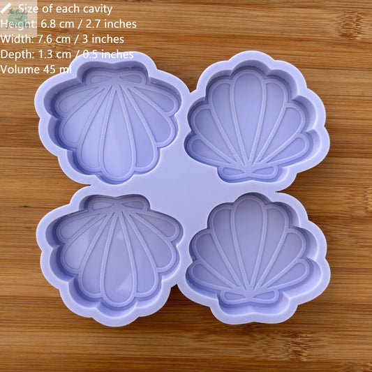 3 inch Seashell Silicone Mold