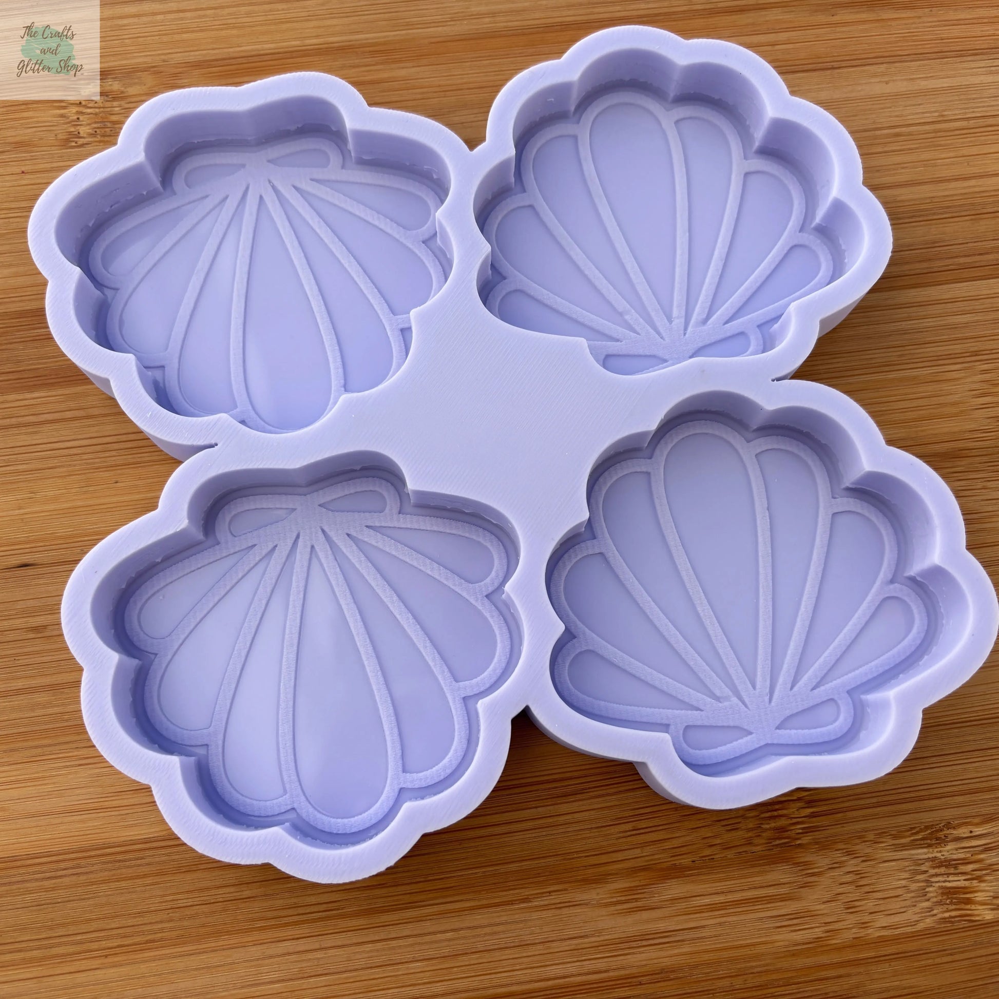 3 inch Seashell Silicone Mold - The Crafts and Glitter Shop