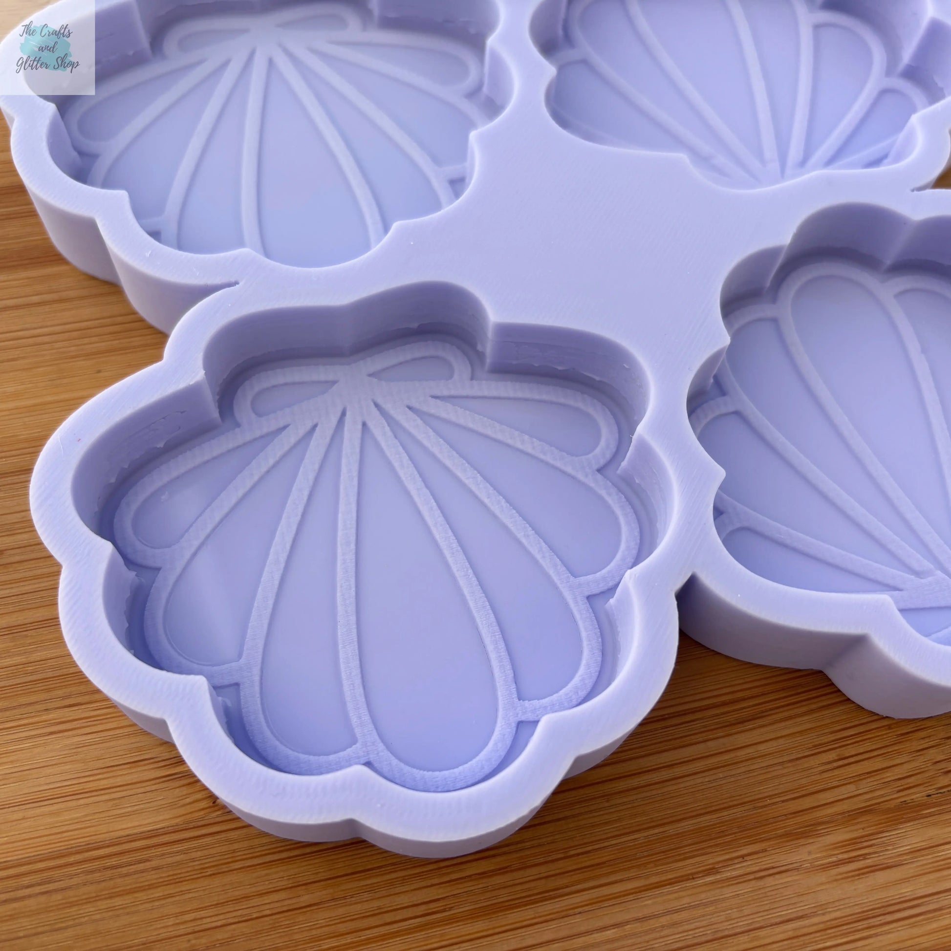 3 inch Seashell Silicone Mold - The Crafts and Glitter Shop