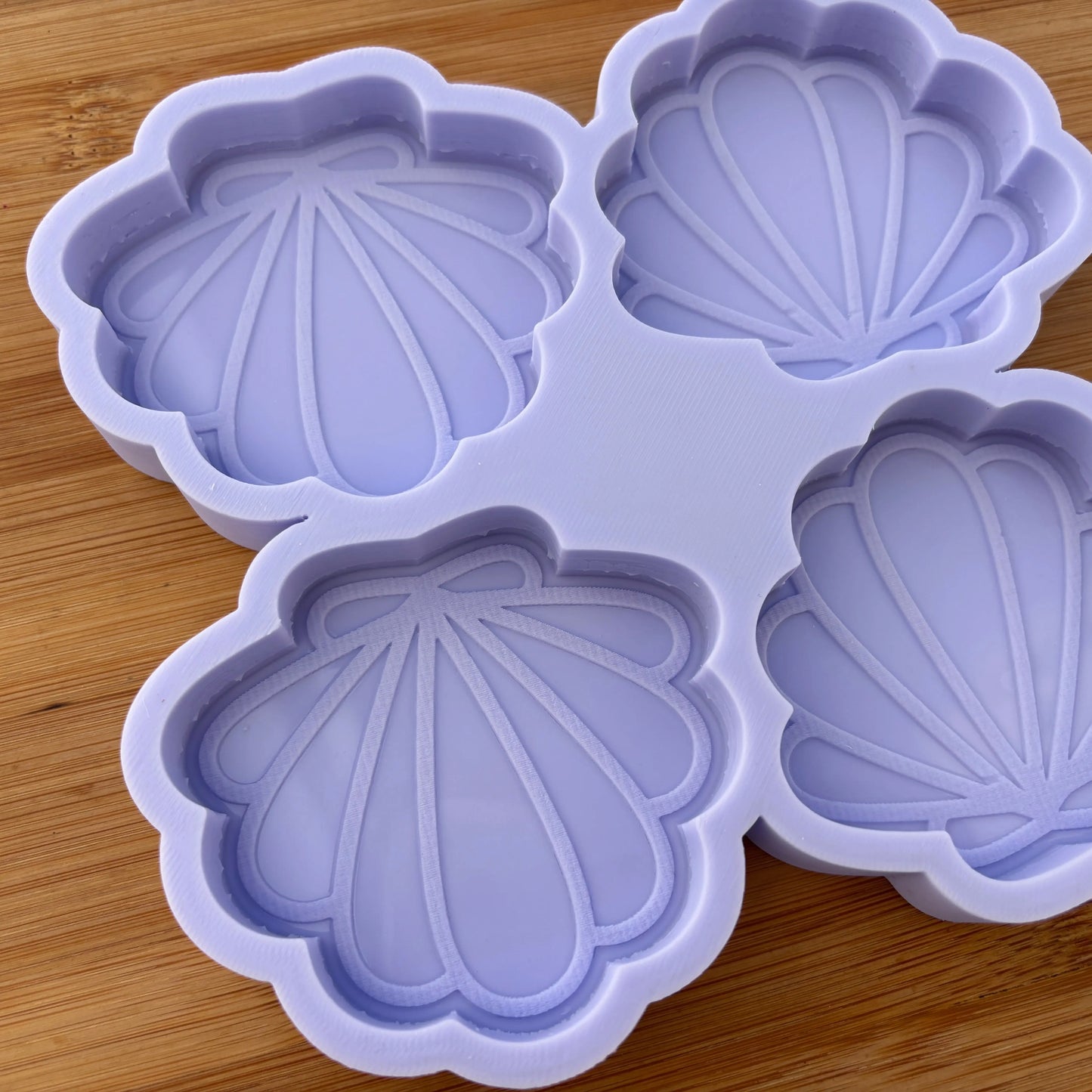 3 inch Seashell Silicone Mold - The Crafts and Glitter Shop